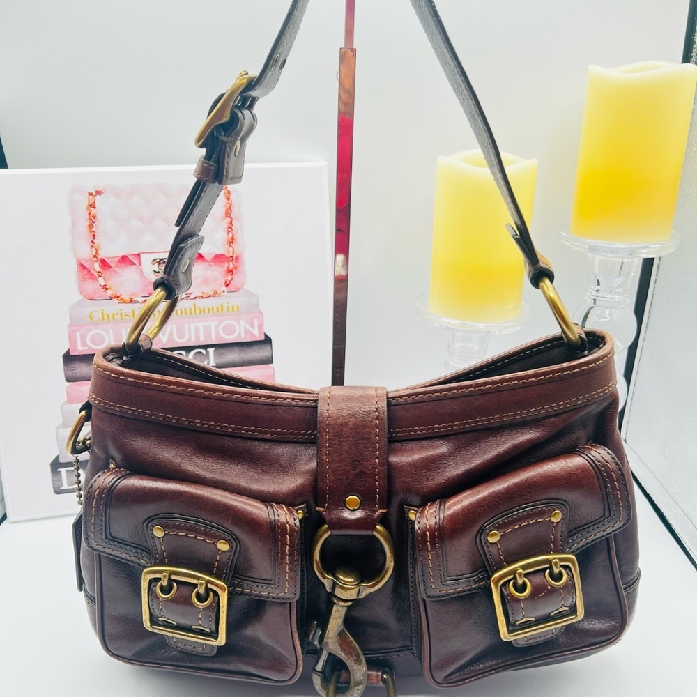 Coach Vintage #7458 Whiskey Leather Bag
